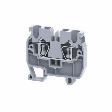 Мини-клемма проходная пружинная OptiClip CXM-2.5-I-24A-(0.2-2.5) сер.  331821