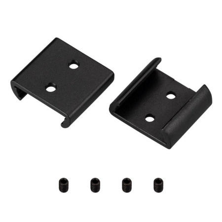 Соединитель ARH-BENT-W18 BLACK пластик  039647