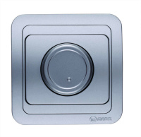 Светорегулятор СП 600Вт Mimoza серебр./серебр.  23411