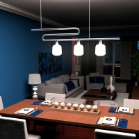 Лампа светодиодная филаментная Black Filament 9Вт V140 матовая 4100К нейтр. бел. E27 890лм  1015802209