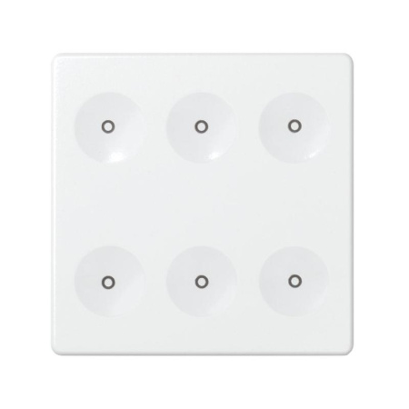Выключатель сенсорный 6-кл. СП  82 Sense IP20 без маркир. бел.  8000661-030