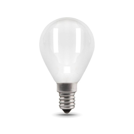 Лампа светодиодная филаментная Black Filament 9Вт P45 шар матовая 4100К нейтр. бел. E14 610лм  105201209