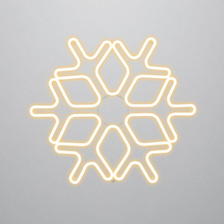 Фигура светодиодная "Снежинка" 60х60см 720LED тепл. бел. 50Вт IP65 гибкий неон  501-326