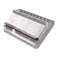 Угол вертикальный внутренний 90град. 500х80 с крышкой Стандарт  PR16.0605