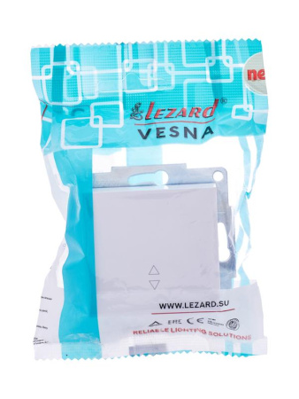 Переключатель проходной 1-кл. СП Vesna механизм бел.  742-0288-105