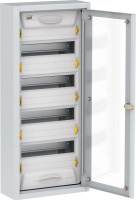 Корпус металлический ЩРн-48 УХЛ3 IP31 прозр. дверь TITAN 5  MKM16-N-048-31-Z-U