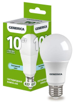 Лампа светодиодная A60 10Вт грушевидная 6500К E27 230В  LL-A60-10-230-65-E27-G