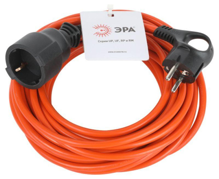 Удлинитель-шнур 1х10м с заземл. UPx-1e-3x1-10m ПВС 3х1 (бухта)  Б0048677