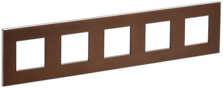 Рамка 5-м SKANDY SK-F35Br металл шоколад  SK-M52-M-K30