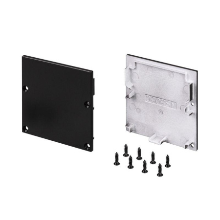 Заглушка SL-LINE-5050-S BLACK пластик  038935