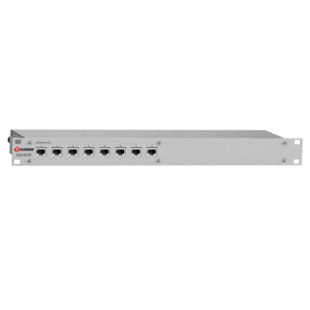 Блок защиты 8-ми информационных портов Ethernet с питанием PoE со схемой питания по варианту А или по варианту В стандарта IEEE 802.3at БЗЛ-ЕП8  20102