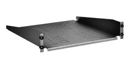 Полка консольная 2U Г=400мм RAL9005  R5RFIT400B