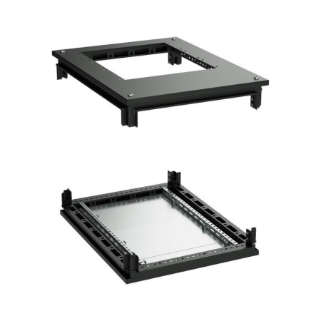 Крыша с фланцем и основание для 19дюйм IT-CQE 800х800 RAL9005  R5RKTB88FITB