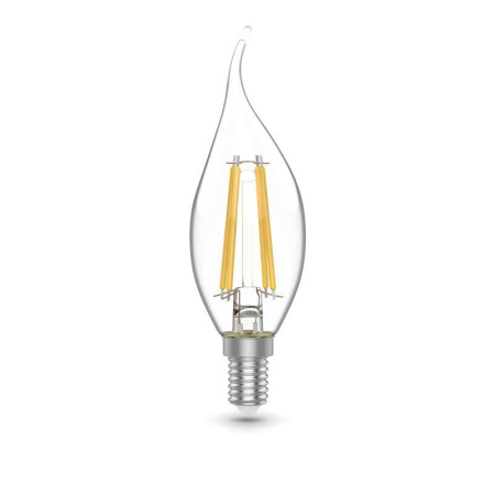 Лампа светодиодная филаментная Basic Filament 5.5Вт свеча на ветру 4100К Е14 530лм (уп.3шт)  1041126T