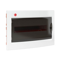 Щиток встраиваемый 18мод. IP41 с дверцей с усилен. клеммн. блоком 87318 бел.  81718