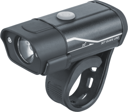 Фонарь аккумуляторный велосипедный 14 674 NPT-B09-ACCU 1CREE XPG LED 5Вт аккум. 3.7В 0.85А.ч алюм.  14674