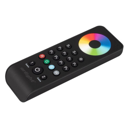 Пульт SMART-R43-RGBW Black 1 зона 2.4G IP20 пластик.  031937