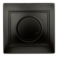 Светорегулятор СП Plano 1-401-05 поворотный 600Вт 230В IP20 антрацит  Б0053938