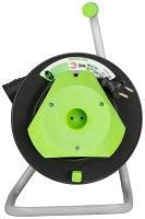 Удлинитель на пластик. катушке 1х40м без заземл. GAZ-2x1-40m Greenline ПВС 2х1  Б0065109