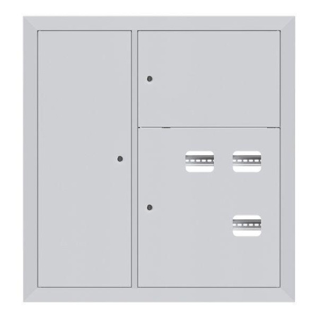 Щит этажный 3кв. слаботочка слева (1000х950х160) Basic  mb28-v-3z