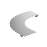 Крышка на поворот горизонт. LT90град. осн. 200 1мм R=300мм оцинк.  CLTH.20.910.3