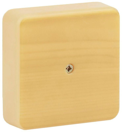 Коробка распаячная 75х75х20 (без клеммы) сосна IP40  Б0031179