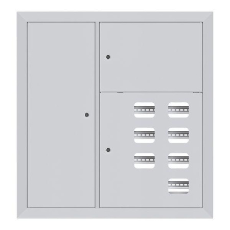Щит этажный 7кв. слаботочка слева (1000х950х160) Basic  mb28-v-7z