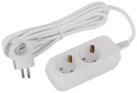 Удлинитель электрический UDL-16-230-E Greenline 2 розетки с заземлением 3м ПВС 3х1кв.мм  Б0065065