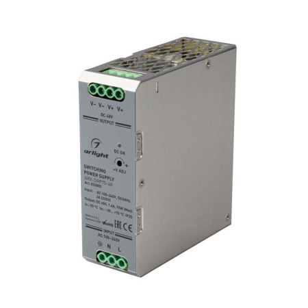 Блок питания ARV-DRP75-48 48В 1.6А 75Вт IP20 металл  052805