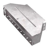 Переходник для лотка симметричный 500х300х100 с крышкой Стандарт  PR16.0666