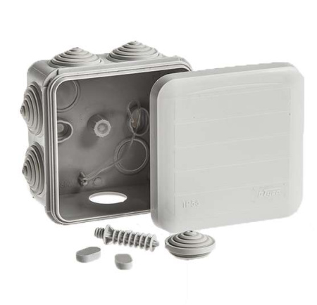 Коробка ОП Тусо распаячная 85х85х50мм IP54  67041