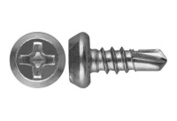 Саморез "Клоп" 3.5х11 металл-металл цинк шлиц Philips №2 сверло (уп.1000шт)  PR08.9385