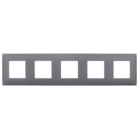 Рамка 5-м SKANDY SK-F05G графит  SK-M52-K53