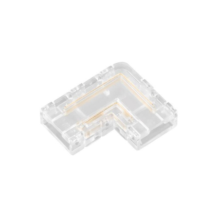 Коннектор угловой FIX-MONO-8mm-2pin-STS прозр. (уп.10шт)  047195