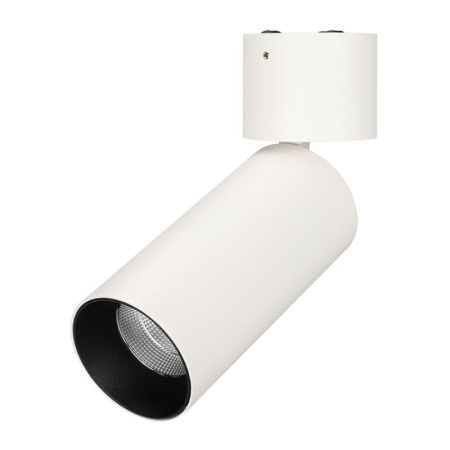 Светильник SP-POLO-SURFACE-FLAP-R65-8W Warm3000 (WH-BK 40 deg) (IP20 металл)  027533