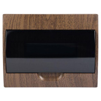 Щит ЩРН-П-12 IP41 темное дерево PROxima  pb40-n-12-dark