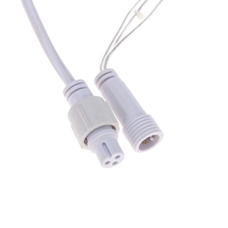 Гирлянда светодиодная "Сеть" 2х2х1.5м 136LED тепл. бел. 10Вт 230В IP65 свечение с динамикой провод ПВХ прозр.  215-056