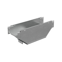 Ответвитель-переходник Т-образ. вертикал. с разворотом трассы на 90град. 100х150-600 сталь 1мм "ПЛЮС" (нижняя часть больше исходной) TDPVplus90-100-150-600 HD КМ PL4013