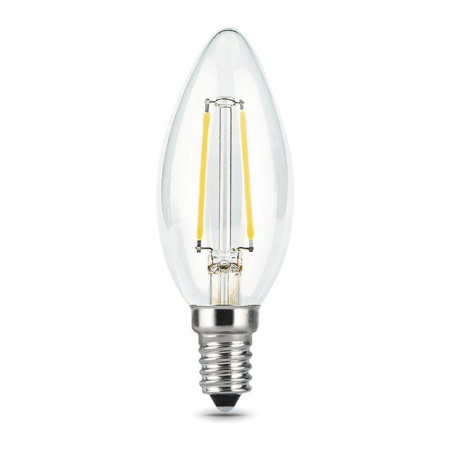 Лампа светодиодная филаментная Black Filament 7Вт свеча 4100К нейтр. бел. E14 580лм  103801207