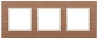 Рамка 3-м 14-5303-07 дерево Elegance ясень+сл. кость ЭРА Б0034578