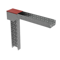 Крышка для вертикального внешнего угла 600мм с разворотом трассы на 90град. "ПЛЮС" HD85 КМ PL16159