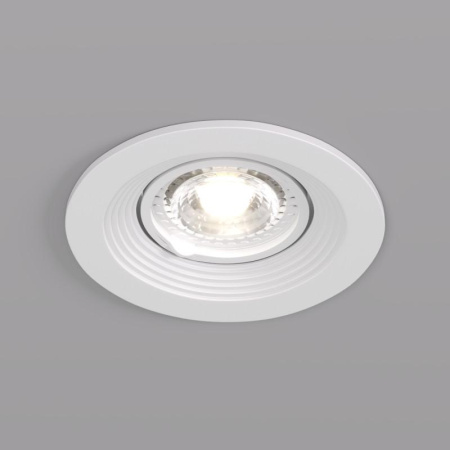 Светильник встраиваемый IP20 10Вт GU5.3 LED бел. пластик  DK3029-WH