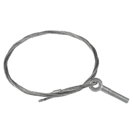 Трос стальной 2мм с рым-болтом М6 L=5м  trrbm6-5