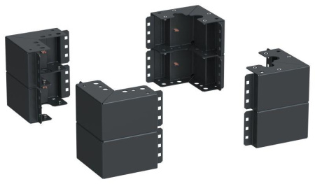 Уголок цоколя h=200мм черн. (уп.8шт) LINEA S  LS-BC05-B0-02