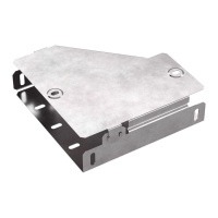 Переходник для лотка правый 200х100х50 с крышкой Стандарт  PR16.0507