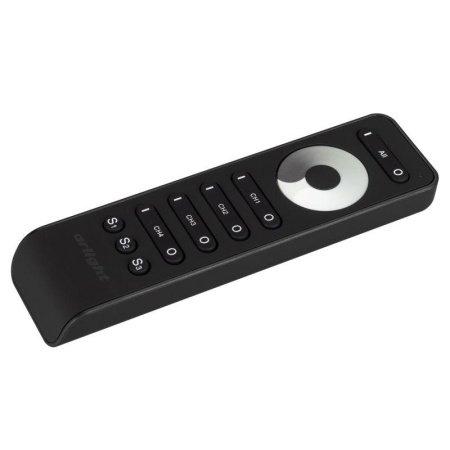 Пульт SMART-R33-DIM Black (4 канала 2.4G) (IP20 пластик)  032941