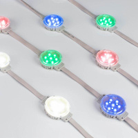 Модуль управляемый DMX-F10-D50 24В RGBW-Day (2Вт IP68 120 deg) (пластик )  039489