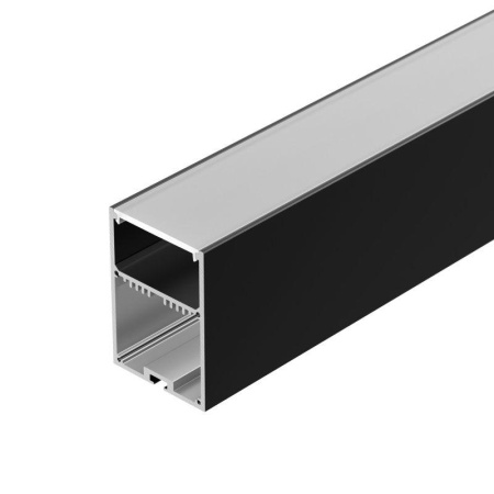 Профиль с экраном SL-LINE-4970-2500 BLACK+OPAL алюм.  027989