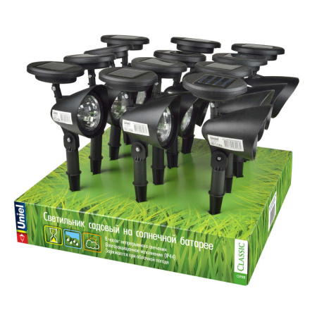Светильник садовый USL-C-691/PT270 FLASH IP44 солнечная батарея SET12 (УП.12 шт)  UL-00001688