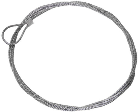 Трос стальной L2000 с петлей  CLP1M-SRL-2-02